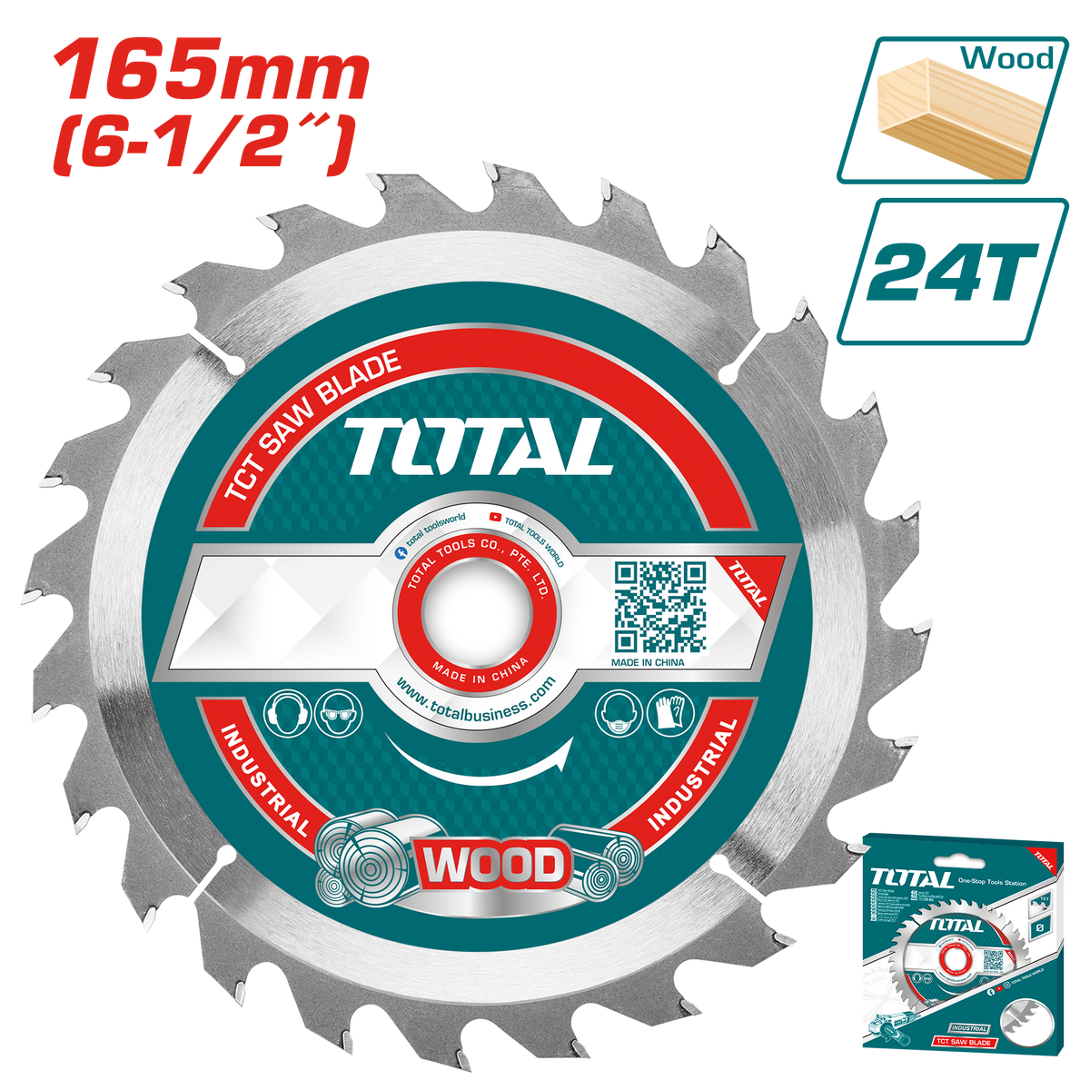 Tct Saw Blade 165mm Tac2323111 – Total Tools Online