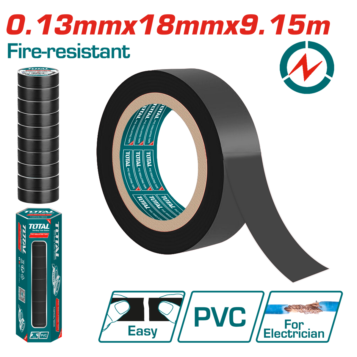 PVC Insulating Tape 18mm X 20m THPET – Total Tools Online