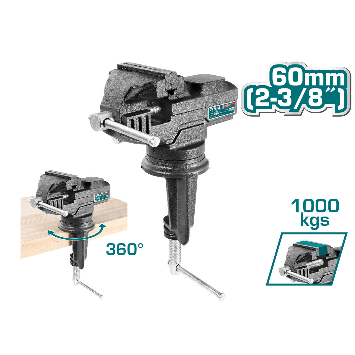 Bench Vice 60mm THT6126 – Total Tools Online