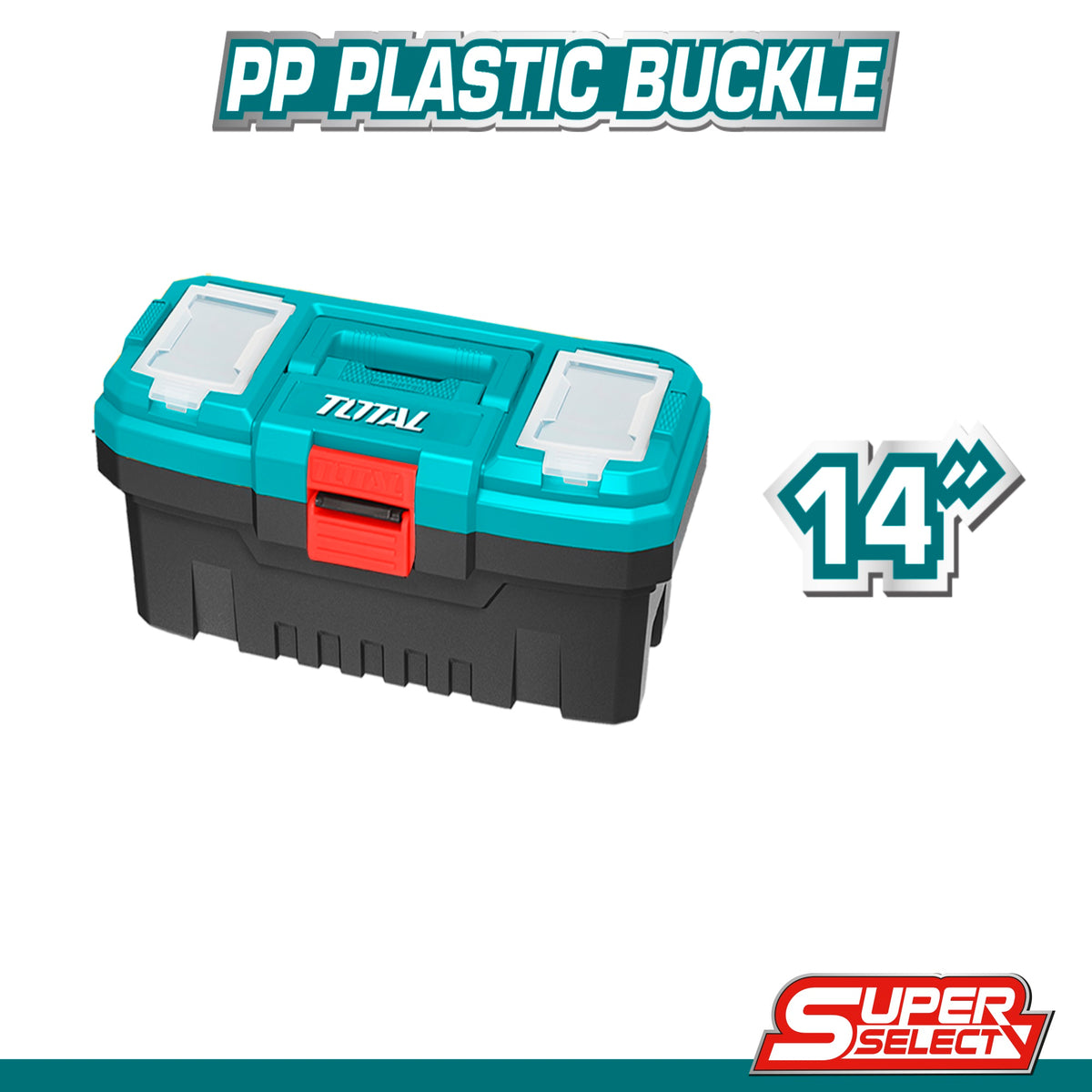 Plastic Toolboxes 14'',17'',20'' or Set TPBXK0031/1,2,3( See