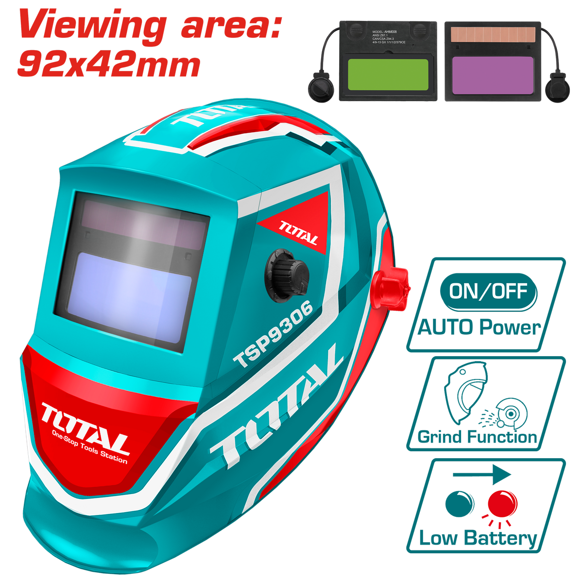 Auto-darkening Welding Helmet TSP9306 – Total Tools Online