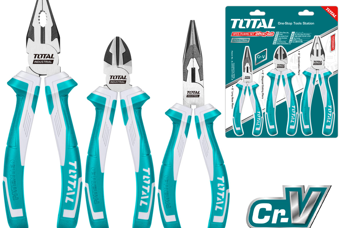 3 PCS Pliers Set THT2K0301 – Total Tools Online