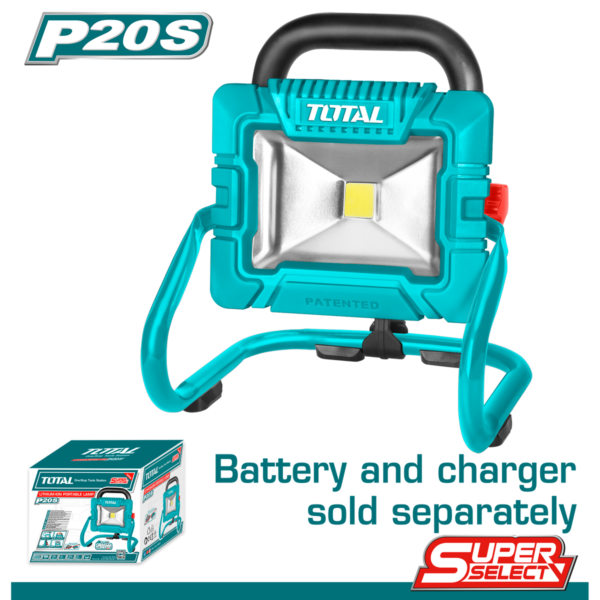 Lithium-ion portable lamp 20W 20V (TWLI2025) – Total Tools Online