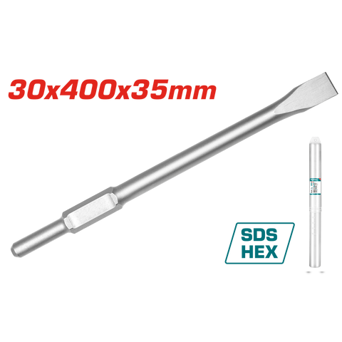 30 X400X 35mm,flat,Hex chisel TAC15333012