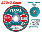Abrasive metal cutting disc 230 x 2.0mm INOX TAC2202301