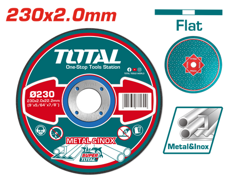 Abrasive metal cutting disc 230 x 2.0mm INOX TAC2202301