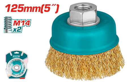Wire cup brush 125mm M14 TAC31051