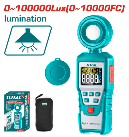 Digital light luxmeter TETLU01