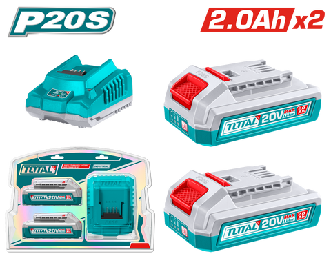 P20S Lithium-Ion battery and charger kit TFBCPK1222