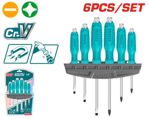 6 Pcs go-through screwdriver set THGSS35061
