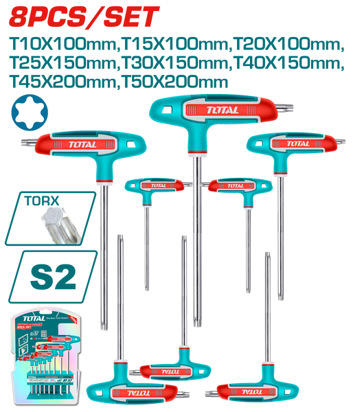 8 Pcs T-handle Torx Wrench Set THHW80836 – Total Tools Online