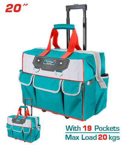 Rolling rigid tool bag 20'' 19 Pockets THRRTB2012