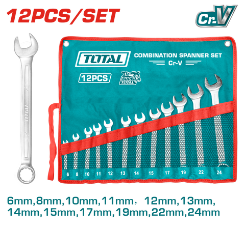 12Pcs Combination Spanner Set THT1022121