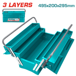 Total Tool Box 3 Layers Size 495mm x 200mm x 290mm  THT10701