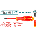 Insulated Screwdriver (SL3.0×75) THTIS3075