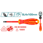 Insulated Screwdriver (SL4.0×100) THTIS4100