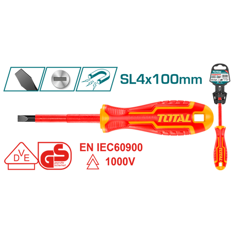 Insulated Screwdriver (SL4.0×100) THTIS4100