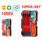 10 Pcs interchangeable insulated screwdriver set THTIS5106