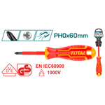 Insulated Screwdriver (PH0×60) THTISPH060