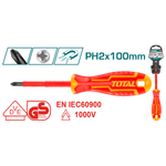 Insulated Screwdriver (PH2×100) THTISPH2100