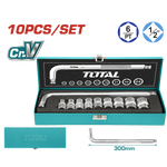 10Pcs 1/2" Socket Set THTL121101