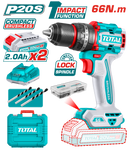 Lithium-Ion Brushless Impact Drill 66Nm 13mm TIDLI20668