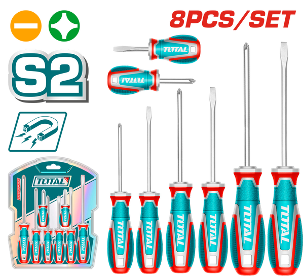 8 Pcs screwdriver set TKSDS0826 – Total Tools Online