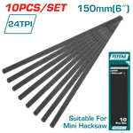 Mini Hacksaw Blade 150mm 6” TMHSB1501