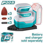 Cordless palm sander 20V TPSLI2014