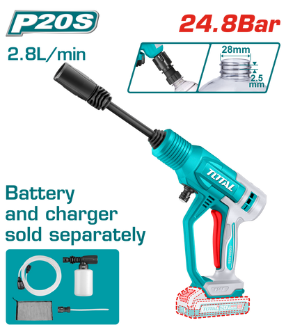 Cordless pressure washer TPWLI2036