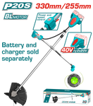 Cordless string trimmer and brush cutter 40V TSTLI20018