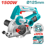 Wall Chaser 1500w 125mm TWLC1256
