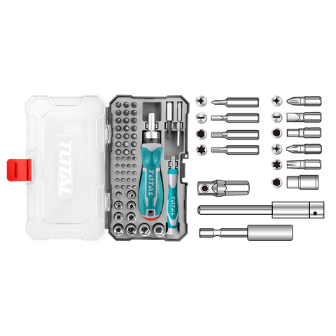 55Pcs Screwdriver Bit Set TACSD30556