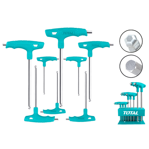 8 Pcs T-handle Ball Point Hex Wrench Set THHW80826