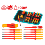 12 Pcs Interchangeable Insulated Screwdriver Set THKISD1201