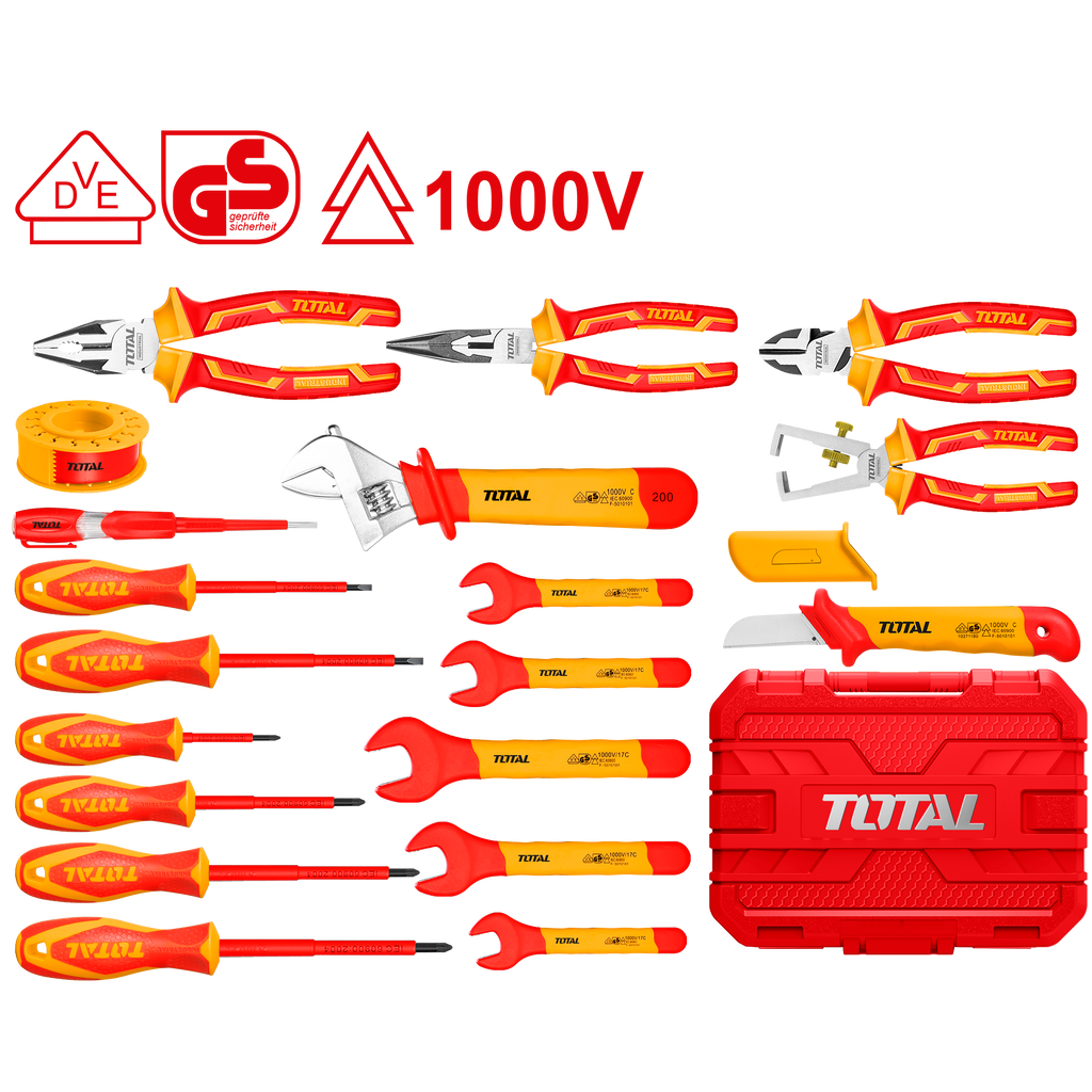 19PCS Insulated Hand Tools Set THKITH1901 – Total Tools Online