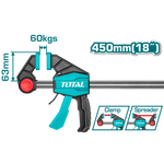 Quick Bar Clamp (63X450mm) THT1340603