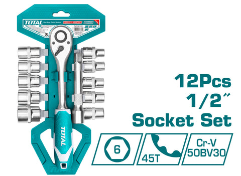 12Pcs 1/2" Socket Set THT141121