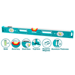 Spirit Level with powerful magnets (100cm) TMT210056